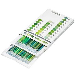 OfficeGoods Gel Pen Refills – 24 Individual Colors – Fits Most Gel Pens – Fast