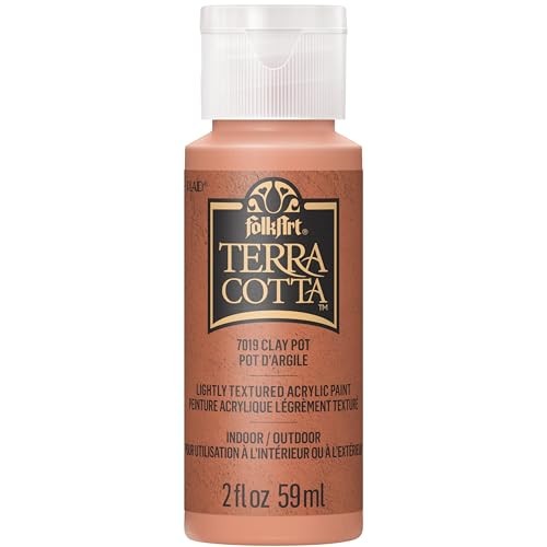FolkArt Assorted Acrylic 2 fl oz / 59ml Terra 2 Fl Oz (Pack of 1) Clay Pot