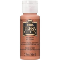 FolkArt Assorted Acrylic 2 fl oz / 59ml Terra 2 Fl Oz (Pack of 1) Clay Pot