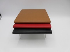 Graphic Image 6×6″ Sketchbook Leather Soft Cover Archival Quality Paper BLACK