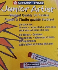 Sakura Cray-Pas Junior Artist Oil Pastels, Assorted Colors, Set of 50 New sealed