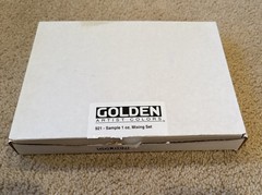 Golden Acrylic Heavy Body Paint, Mixed Sample 1 oz Set Of 8 Lot