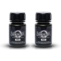 World Blackest Acrylic Paint, 100ml x 2 Pack, 3.38 Fl Oz (Pack of 2)