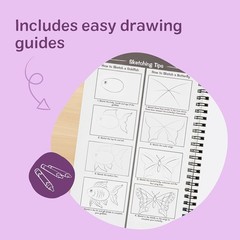 Mini Sketch Pads 6×9 Inch 4 . 50 Sheets Each Drawing Paper