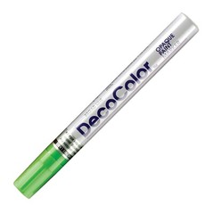 300-11 Marvy DecoColor Opaque Paint Marker, Broad Tip, Light Green, Pack of 1