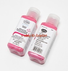 2x Lot TESTORS AZTEK Airbrush Paint Water Based Acrylic 9447 Opaque Pink 2oz ea