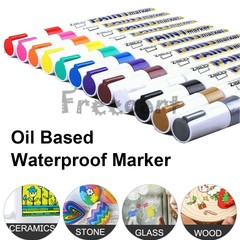 1-12 Waterproof Permanent Paint Marker Pen for Car Tyre Tire Tread Rubber Metal