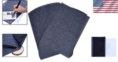 30 Pack Graphite Carbon Tracing Paper, 8.5×11 Inches – Perfect for Crafts & Art