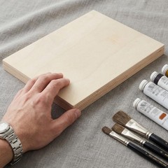 20 PCS Wood Panel Boards, 5.9 x 7.8 x 0.8 inch Unfinished Blank Wooden Canvas…