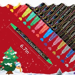 Betem 60 Colors Dual Tip Acrylic Paint Pens Markers, Premium Acrylic Paint Ma…