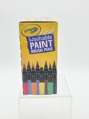 Crayola Washable Paint Brush Pens 40 Brushes/8 Colors, New