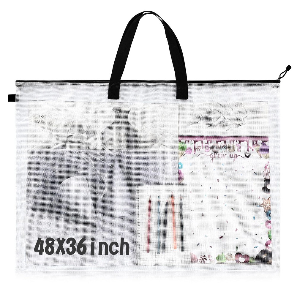 Tenceur 1 Pc 36 x 48 Inch Art Portfolio Case Large Art Portfolio Bag Folder P…