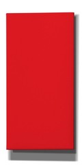 Epic Art Group Artist Stretched RED Printed Canvas, 12″x24″x0.75″ Great for A…