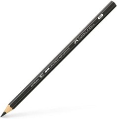 Faber-Castell Graphite Aquarelle Water-Soluble Pencil, 6B set of 5