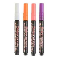 (8-PACK) Marvy Uchida Bistro Fine Point Dustless Color Chalk Markers Fluorescent