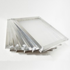 6 pcs Stretched Aluminum Screen Frame with Screen Mesh Silk Screen Printing Tool
