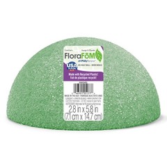 FloraCraft 8 x 5 Inch Green Plastic Professional Floraf Craft Supply Painted