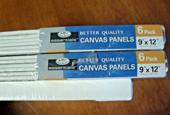 Royal Langnickel 2 (6 Pk) Canvas Panels 9 X 12″ & Artist Loft 8 X 10″ New Sealed