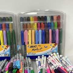 300+ Marker Pen Lot Sharpie Posca Crayola Bic Faber-Castell Tested Mixed