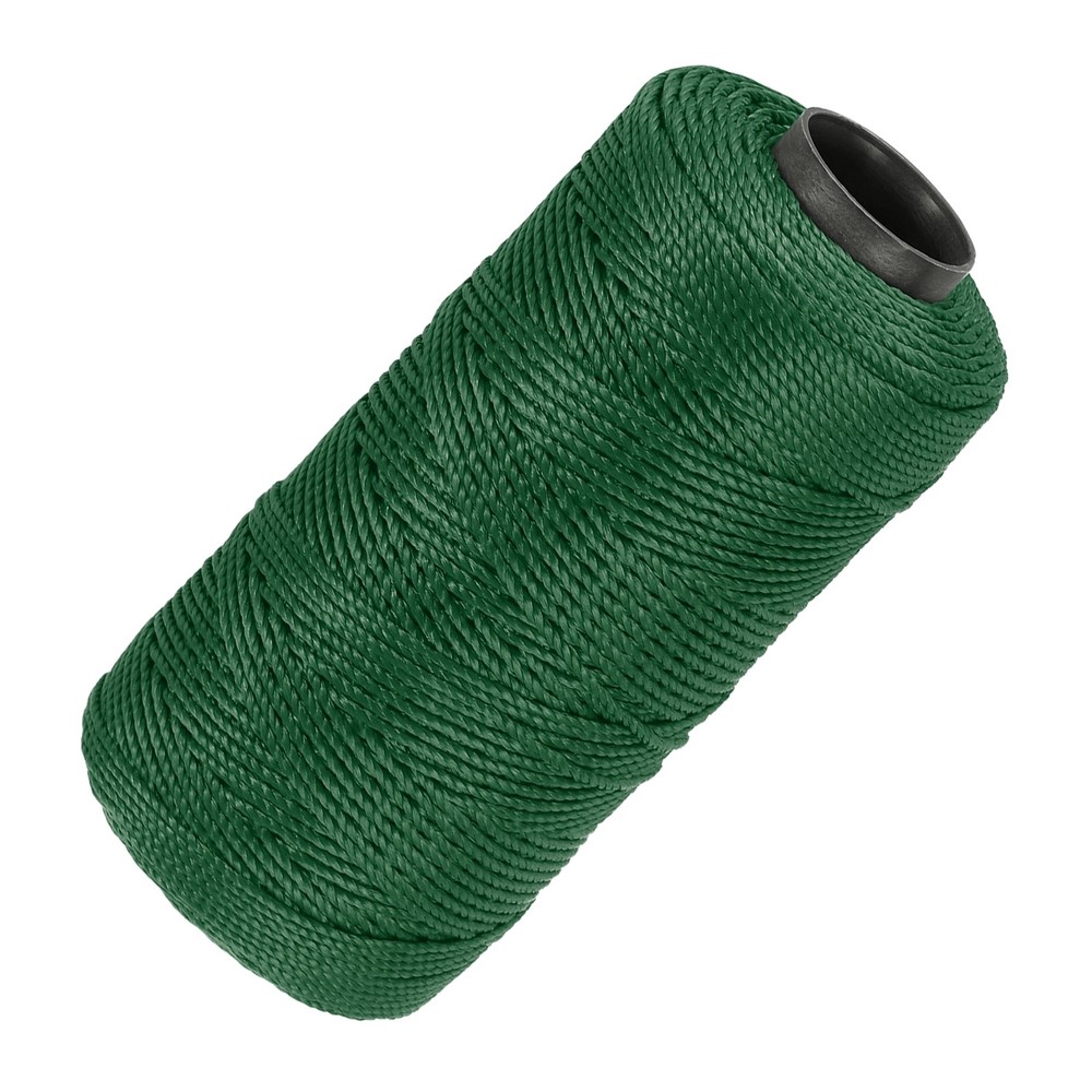 Nylon String 3 Strands Twisted Mason Line 1.5mm x 218 Yards, Dark Green