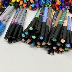 300+ Marker Pen Lot Sharpie Posca Crayola Bic Faber-Castell Tested Mixed