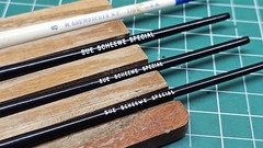 Grumbacher Set Of 4 Red Sable One-Stroke Artist Brushes Series 926 & 7705