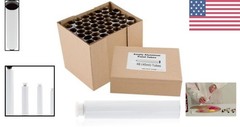 48-Pack 45ml Aluminum Paint Tubes with Easy-Crimp Caps for Custom Mixing