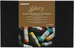 MPHM-15 Gallery Artists’ Handmade Soft Pastels, Set of 15, Hand-Rolled Pastels i