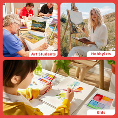 36 Pack 8X10 Inch Canvas Boards for Painting, Blank Canvas Panels Gesso Primed A