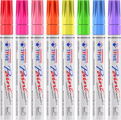 TFIVE Fluorescent Paint Markers, 8 Colors Neon UV Paint Pens for Blacklight – Oi