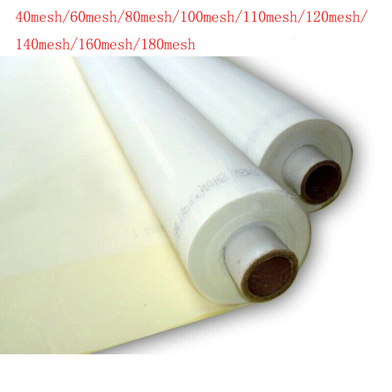 IntBuying White Color Screen Fabric for Screen Printing with Different Size New