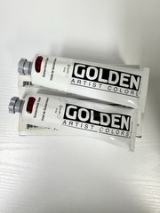Set of 2 Golden Heavy Body Acrylic – Quinacridone Violet – 2 5oz Tubes