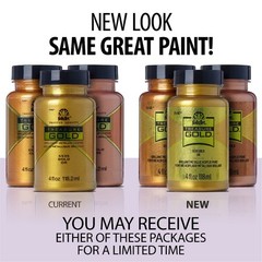 Treasure Gold Acrylic Craft Paint, Champagne 4 fl oz Premium Metallic Finish …