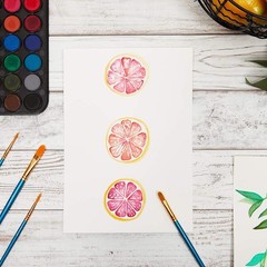 100 Sheets Cold Press Watercolor Paper for Artists and Beginners (7 x 10 Inches)