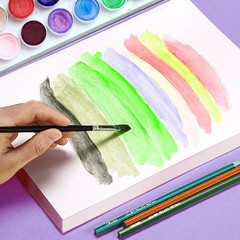 60 Sheets Watercolor Paper Bluk, 140lb/300GSM Cold 5 x 7 Inches, 60