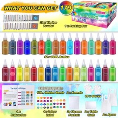 Tie Dye Kit for Kids and Adults, 32 Colours 80ML 32 Colors with Bottles