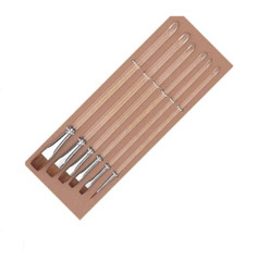 HWAHONG Artist Design Paint Brush Flat Flat Brush 937 1Set (6ea Brushes)
