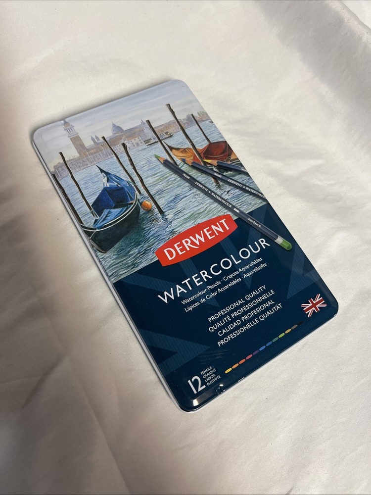DERWENT WaterColor Watercolour Pencils (12 pack) Professional Quality SEALED!