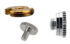 Iwata I-611 1 Air Valve Guide, I-602 2 Nozzle cap Ecl Rev, I-0452 Blanking Cover