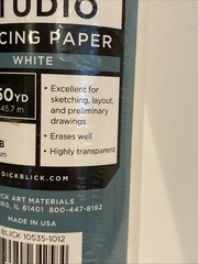 Blick Studio Tracing Paper Roll 12” X 50YD. 8lb. #10535-1012