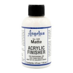 Angelus Matte Acrylic Finisher 4 4 Fl Oz (Pack of 1), Lower Sheen Gloss