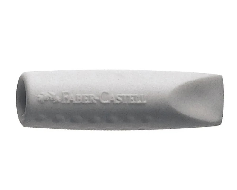 Faber-Castell Grip 2001 eraser cap eraser, 2x grey 187000
