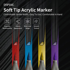 DSPIAE Soft Tip Marker Metallic Gold MKM-06 – US