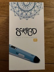 SCRIB3D P1 3D Rechargeable Printing Pen 3 Colors and PLA Refill Pack 20 Colors