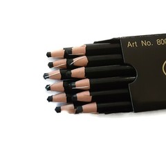 Black China Markers Peel-Off Grease Pencils (12 Count)