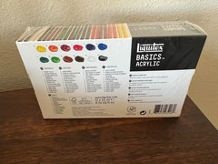 NEW – Liquitex Basic 12-Piece x 22 ml Acrylic Assorted Color Tubes