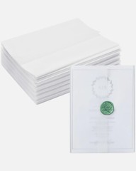Bright Creations 100 Pack Vellum Jackets for 5×7 Invitations Pre-Folded Bulk …