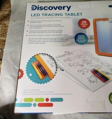 Discovery Kids Discovery Toy Kids Tracing Tablet LED 6+ NEW E4