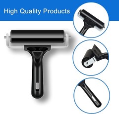 2 Pack Brayer Roller，Professional Rubber rolles ，Handle Comfortable ，for…