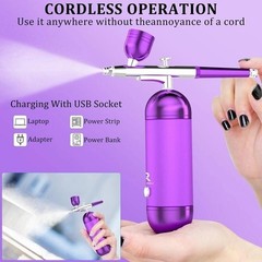 Portable Air Compressor Airbrush Paint Spray Gun Nail Art Tattoo Airbrush Kit